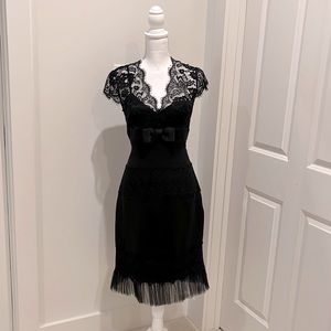 Shani black cocktail dress